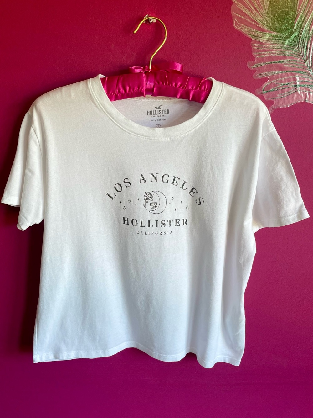 🌹✨vintage* Hollister Los Angeles Crescent Moon Graphic Tee🌙